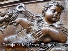 Detalle de la sillería de legos, obra de Simón de Bueras
